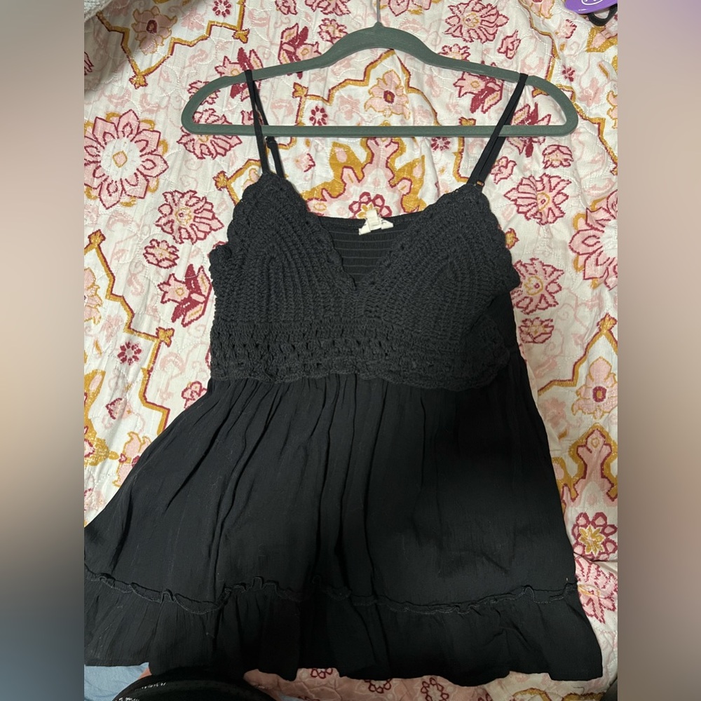 Black tank top style shirt